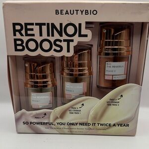 NWT BeautyBio Retinol Boost Skincare Set. UNISEX